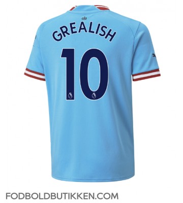 Manchester City Jack Grealish #10 Hjemmebanetrøje 2022-23 Kortærmet